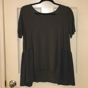 half peplum shirt